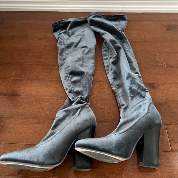 Zara - Over the Knee Sock Boot - Picture 1 of 6